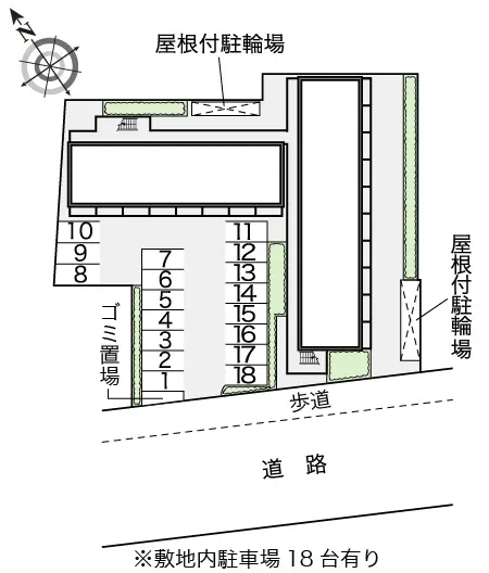 ★手数料０円★姫路市東今宿５丁目　月極駐車場（LP）